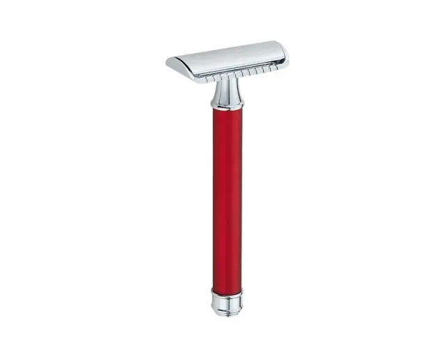 Aparat de ras Classic Safety Razor Techstar® SR6, Aliaj de Zinc, Cu Lame De Rezerva, Reutilizabil, Ecologic, Argintiu