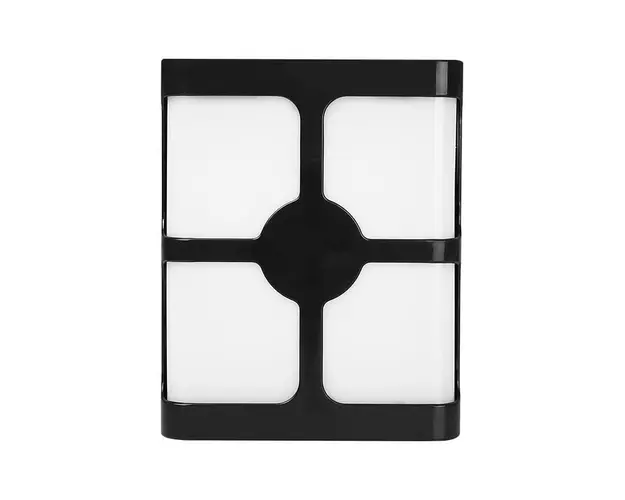 Aplica Exterior Techstar® LED Light EX20 , Putere 20W, A++, Rezistenta La Apa Si Praf, Alb Cald, 3000K, Plastic ABS, Negru
