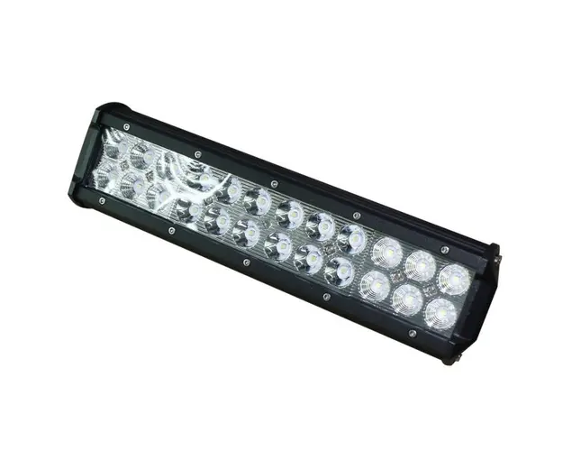 Bara proiectoare LED Auto Offroad Techstar® PNG2, 72W, 12V-24V, 6000 K, 5280 Lumeni, IP 67, 36 cm, Flood Beam 60 cu Leduri CREE XBD, Negru