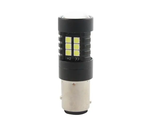 Bec Led Auto Techstar® 1156, BA15S, Alb Rece, 6000K, 12V, 1260 lm