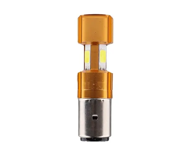 Bec Led Auto Techstar® BA20D, Alb Rece, 6000K, 12V, 1000 lm