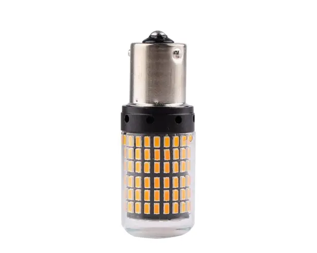 Bec Led Auto Techstar® BAU15S, PY21W, Galben, 12V, 800 lm