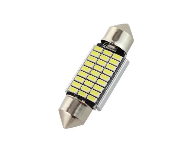 Bec Led Auto Techstar® Festoon, 27SMD, Alb Rece, 6000K, 12V, 540 lm, 36mm
