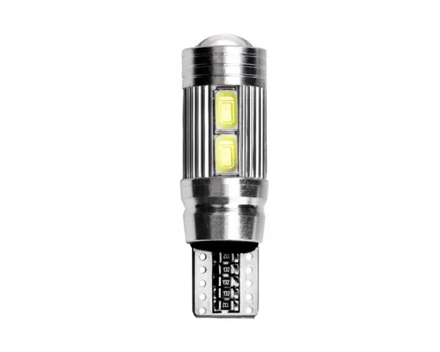 Bec Led Auto Techstar® T10, w5w, Alb Rece, 6000K, 12V, 50 lm