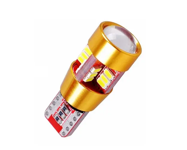 Bec Led Auto Techstar® T10, w5w, Gold, Alb Rece, 6000K, 12V, 720lm