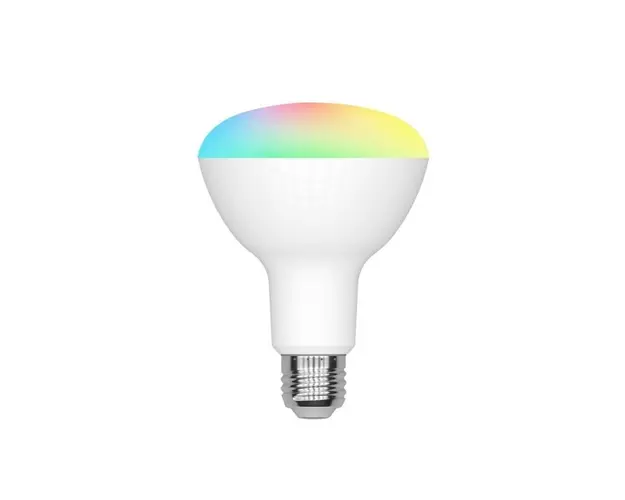 Bec Smart Techstar® BR30, Wireless, 2.4GHz, RGBW, 12W, E27, Lumina Calda, Lumina Rece, Corp Aluminiu