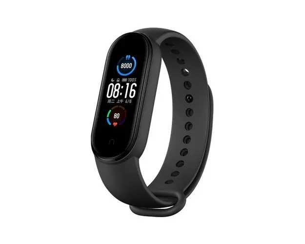 Bratara Fitness Techstar® M5, Ecran 1.14" inch TFT, Bluetooth 4.0, IP66, Tensiune, Puls, Oximetru, Alerta Sedentarism, Negru