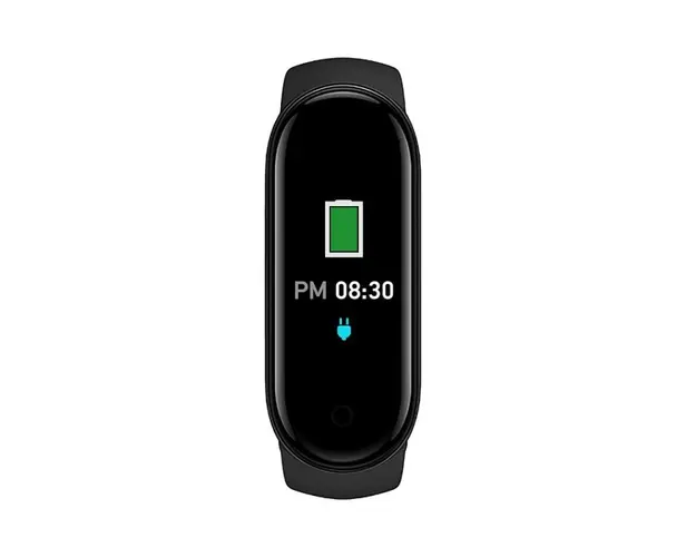 Bratara Fitness Techstar® M6, Ecran 0.96" inch, Bluetooth 4.2, IP66, Monitorizare Puls, Tensiune, Temperatura, Oxigen, Calitate Somn, Negru