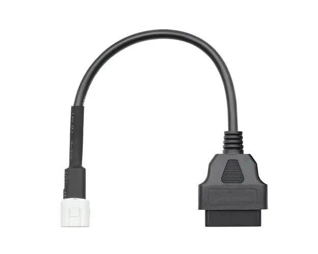 Cablu Adaptor De Diagnosticare Techstar® OBD2 Cu 3 Pini La 16 Pini Pentru Motociclete Yamaha
