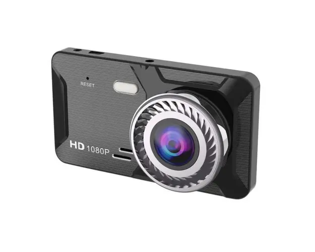Camera Video Auto Dubla Techstar® H309, FullHD, 1080P, Functie WDR, Camera Marsarier 720P, Ecran 4" LCD