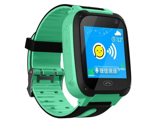 Ceas Smartwatch Copii Techstar® Q9, Slot Cartela SIM, GPS Tracker, Buton Urgenta SOS, Monitorizare Live, Apelare, Verde