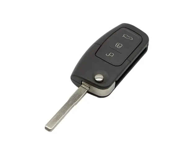 Cheie Auto Completa Techstar® Ford, Focus, Fiesta, Mondeo, 4D63, 433Mhz, 3 Butoane, Inchidere Geamuri