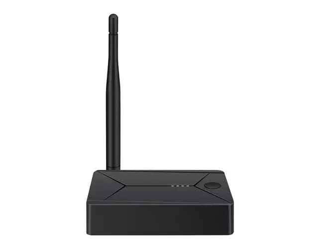 Convertor Audio Digital la Analog Techstar® OT14, Compatibil Bluetooth 5.0, DC 5V, AUX 3.5 mm, Cablu audio optic, RCA, Negru