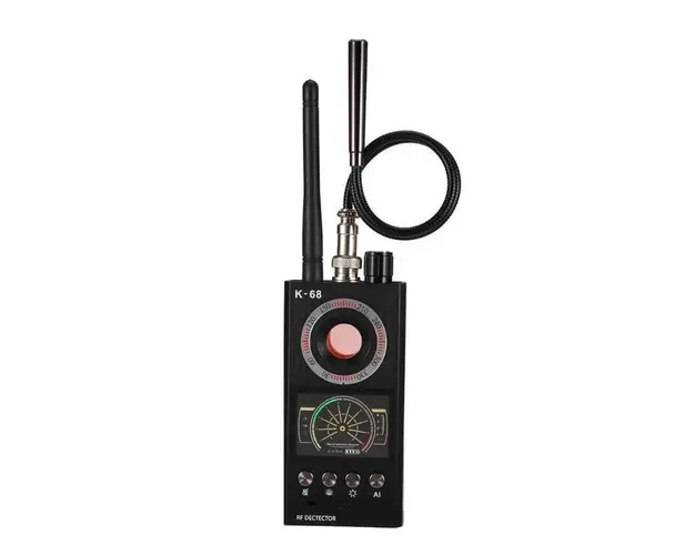 Detector Aparate Spionaj Techstar® K68, Profesional, Detecteaza Camere, Dispozitive GSM, Microfoane, Localizatoare GPS ,Reportofoane