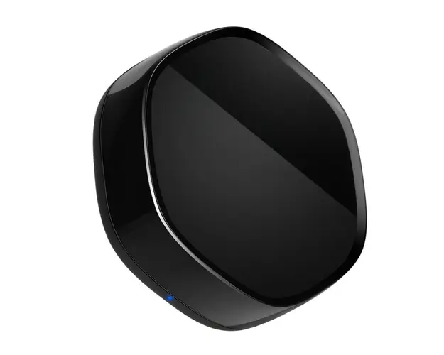 Hub inteligent si telecomanda IR inteligenta 2 in 1 Techstar®, WiFi 2.4G, 5V-1A, compatibil Tuya, SmartLife, Alexa si Google Assistant, Negru