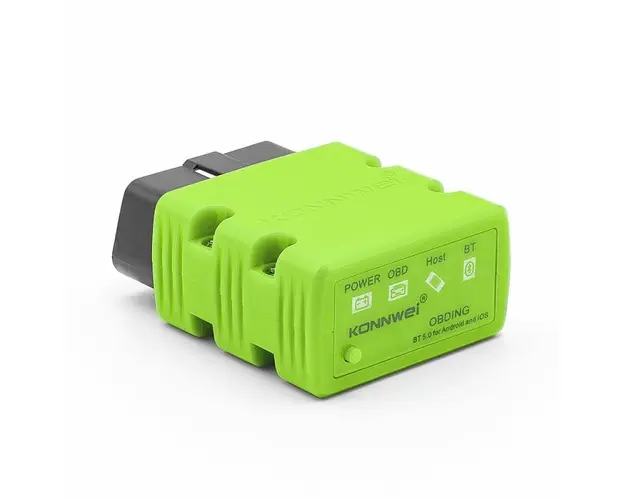 Instrument de scanare si diagnosticare auto, KONNWEI KW902, Mini ELM327, Bluetooth 5.0, OBD2, compatibil cu Android si Windows PC, Verde