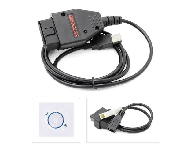 Interfata Chip Tuning Galletto 1260 cablu OBDII ECU Flasher + cablu Audi 2x2