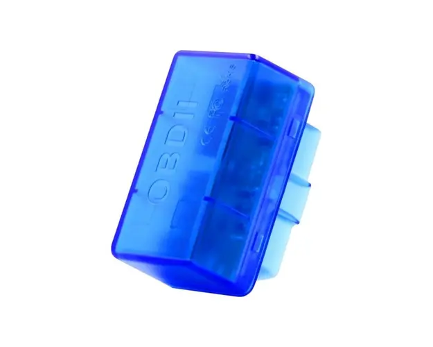 Interfata Diagnoza Auto Techstar® ELM327 Mini, Albastru, OBD2, Bluetooth 4.0, ELM327, Compatibil Android