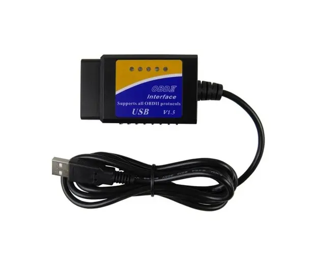 Interfata diagnoza auto Techstar OBD2 USB cu Cip ELM V1.5