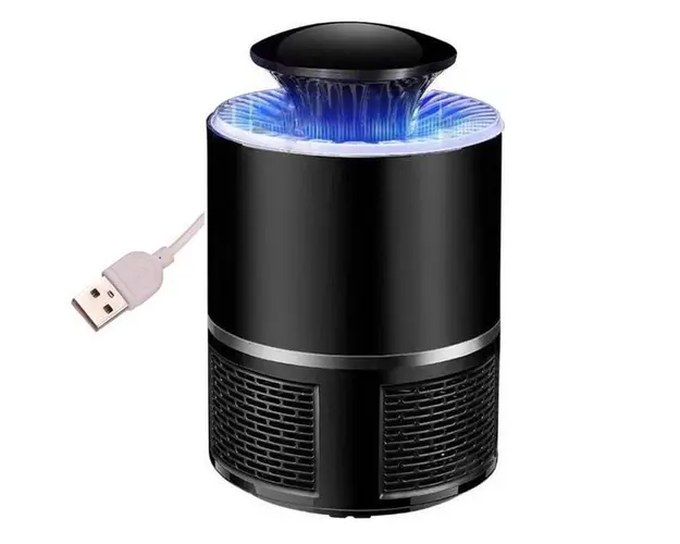 Lampa Led Anti-Insecte Techstar®, 5W Negru, , pentru Tantari, Interior/Exterior cu USB