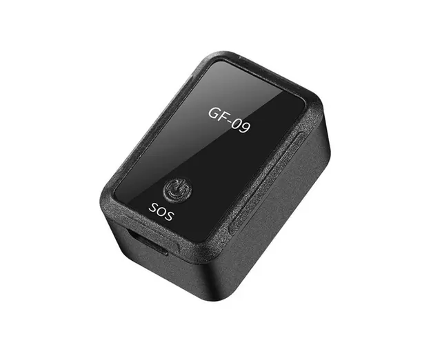 Mini GPS Tracker Techstar® GF-09, Localizare GPS WiFi si LBS, Microfon, MicroSD, SIM GPRS si MMS, Negru