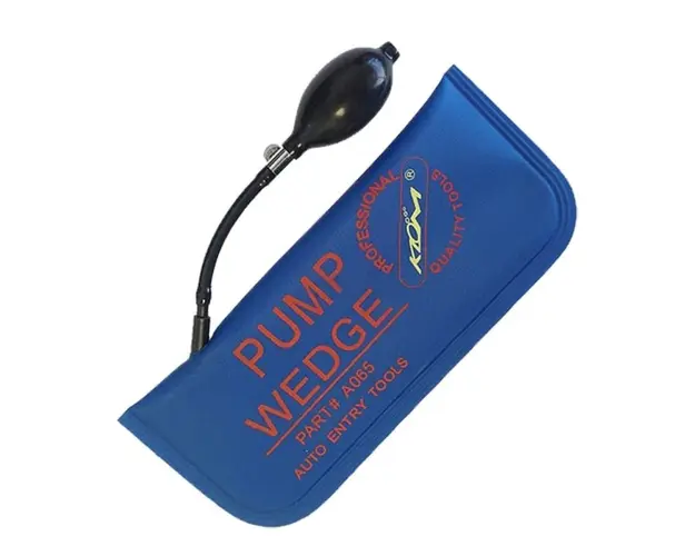 Perna pneumatica cu pompa manuala pentru deschiderea usii masinii Techstar® CDT-23, 28 x 12.5 cm, 100 kg/forta, Albastru