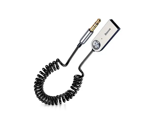 Receptor Premium Baseus Bluetooth to AUX Jack 3.5mm, Ultra Compact, Alimentare USB