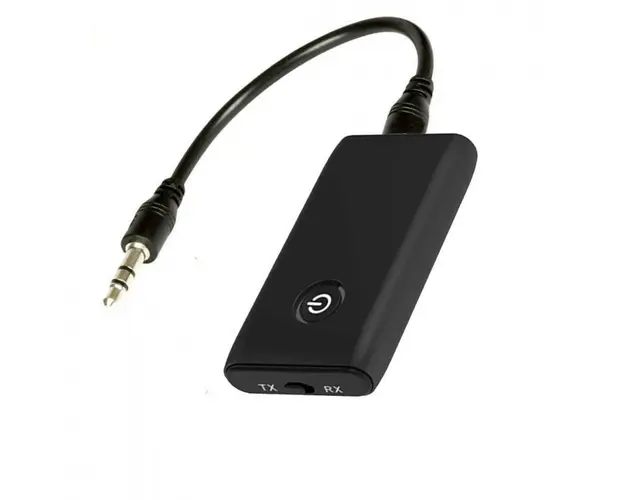 Receptor Transmitator Bluetooth Techstar® J40, Bluetooth 5.0, Microfon Incorporat, CVC, AUX, Acumulator Incorporat, HandsFree, MicroUSB