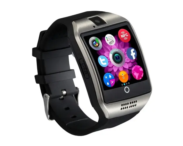 Resigilat Smartwatch Vogue Q18 Curved cu Camera si Telefon 3G Display 1.54" Bluetooth