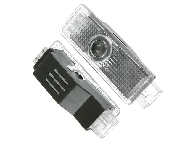 Set 2 Bucati Emblema Logo LED Portiera dedicata Marca Auto BMW