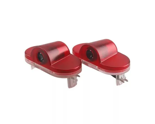 Set 2 Bucati Emblema Logo LED Portiera dedicata Marca Auto FORD