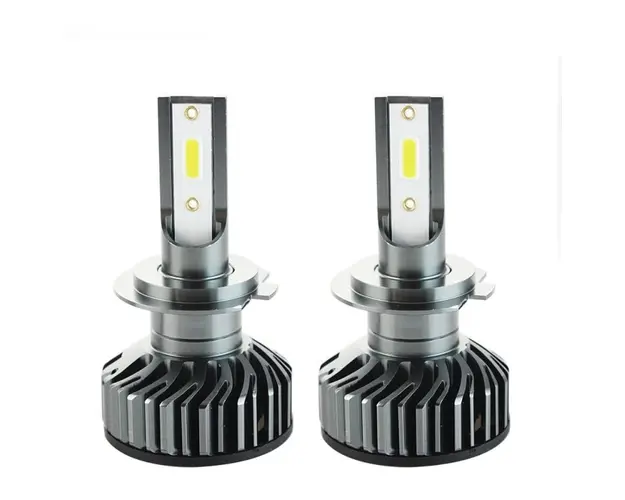 Set 2 LED-uri Auto Techstar® P1, H7, 36w, 4000 Lumeni, 6500K, AUTO, 12-24 Volti, DOB, Canbus, Miez Cupru, Radiator Aluminiu