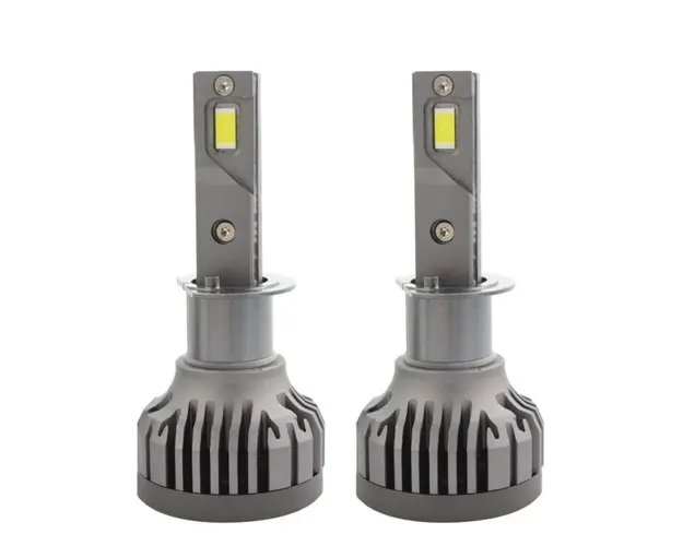 Set 2 LED-uri Auto Techstar® P16, H1, 75w, 10000 Lumeni, 6500K, AUTO, 12-24 Volti, CSP, Canbus, Miez Cupru, Radiator Aluminiu