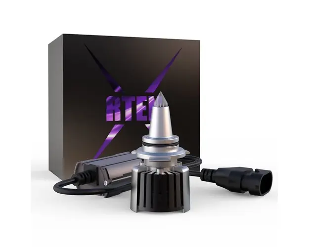 Set 2 LED-uri Auto Techstar® R10, 9012, 45w, 5000 Lumeni, 6500K, AUTO, 12-24 Volti, CSP, Canbus, Radiator Aluminiu, Fascicul 360