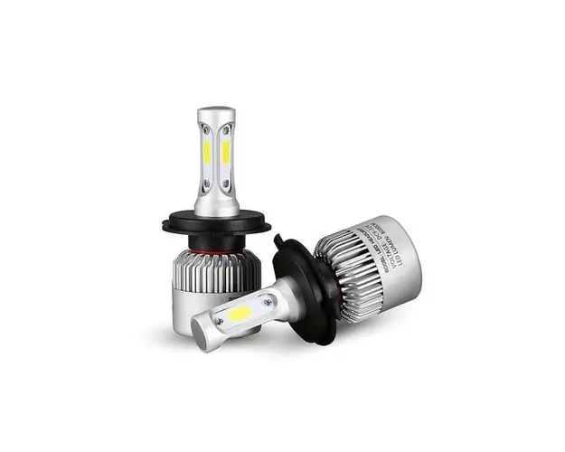 Set 2 LED-uri Auto Techstar® S2, H4, 36w, 4000 Lumeni, 6500K, AUTO, 12-24 Volti, COB, Canbus