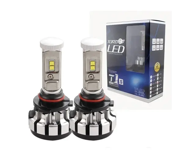 Set 2 LED-uri Auto Techstar® T1S, 9005, 35w, 8000 Lumeni, 6000K, AUTO, 12-24 Volti, CREE, Canbus, Radiator Aluminiu