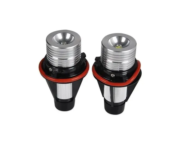 Set 2 LED-uri Marker Techstar® Angel Eyes, 5W, BMW E39,E61,E63,E65,X5, 6500K, Aluminiu