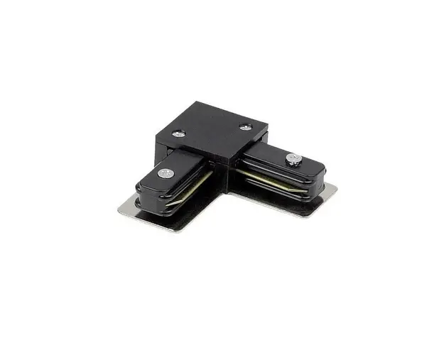 Set Conector pentru Sina Techstar® RailRacks, Monofazata, Tip L, Forma L, Negru
