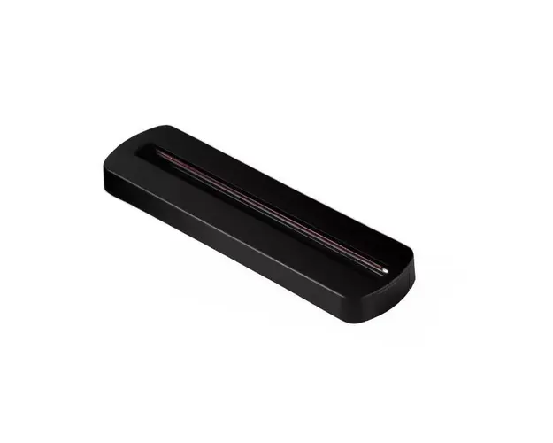 Sina pentru Spoturi Techstar® RailRacks Box, Monofazata Tip L, Corp Policarbonat, 20cm, Negru