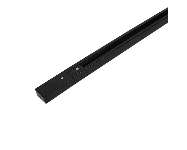 Sina pentru Spoturi Techstar® RailRacks, Monofazata Tip L, Corp Aluminiu, 100cm, Negru