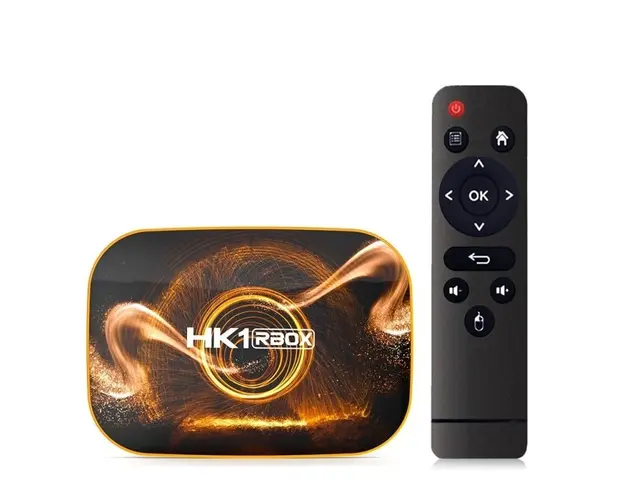 Smart TV Box Mini PC Techstar® HK1 RBox, Android 10, 4GB + 64GB ROM, 4K HDR ,WiFi 5GHz, SPDIF, AV, RK3318