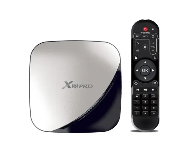 Smart TV Box Mini PC Techstar® X88 PRO, Android 9, 4GB + 32GB ROM, 4K HDR ,WiFi 5GHz, SPDIF, AV, RK3318