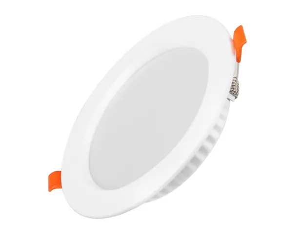 Spot LED Incastrabil Techstar® CMJ-TD-001, 7W, 1800lm, Lumina Rece 6500K, IP44, Rotund Ultra Slim, 120x90x30mm, Alb