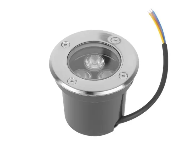 Spot LED Pentru Exterior Techstar® CMJ-DMD-001, Putere 3W, Incastrabil, Culoare Lumina 3000K, 270 lm, 7.5 x 8 Cm, IP 65, Argintiu