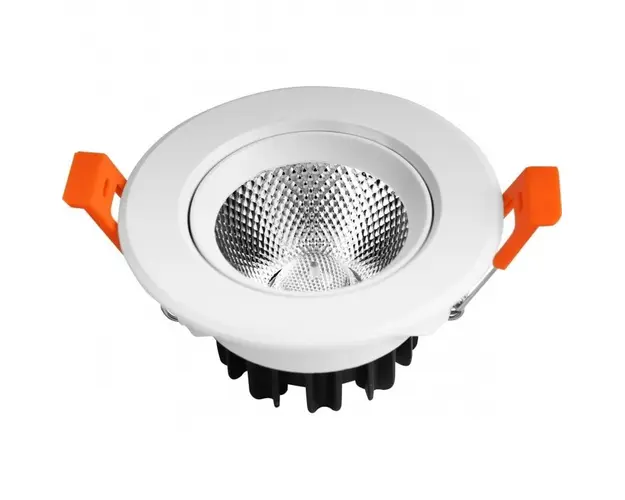Spot LED Techstar® THD, Putere 10W, Culoare Lumina 4000K, CRI 80+, Radiator Aluminiu, Alb