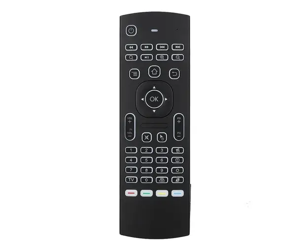 Tastatura Techstar® MX3 Pro, Air Mouse, Telecomanda, Iluminata, 2.4G, Gyroscop si IR