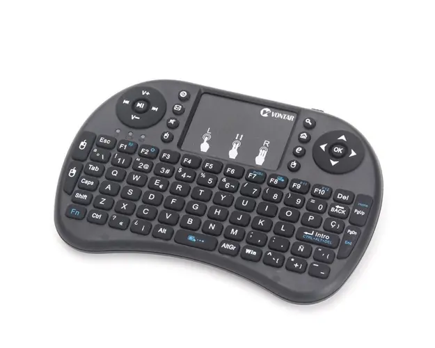 Tastatura Wireless Techstar® i8, Air Mouse, Touchpad, 2.4ghz, pentru Android TV si Mini PC