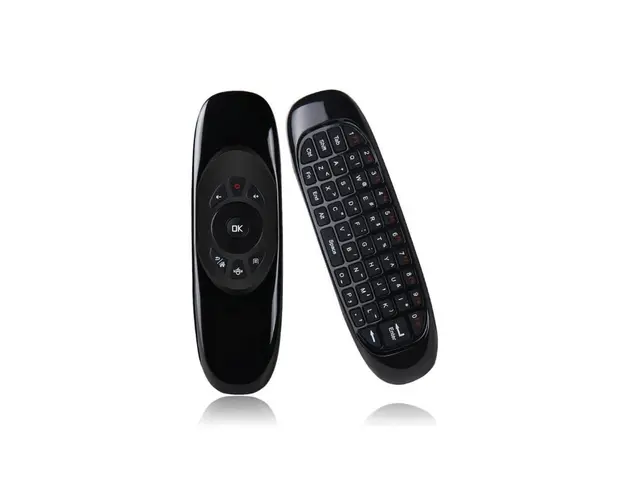 Tastatura Wireless Techstar® R15, QWERTY, Air Mouse, Telecomanda Mini, Wireless 2.4G, Gyroscop, pentru IR PC, Smart TV, Android Box