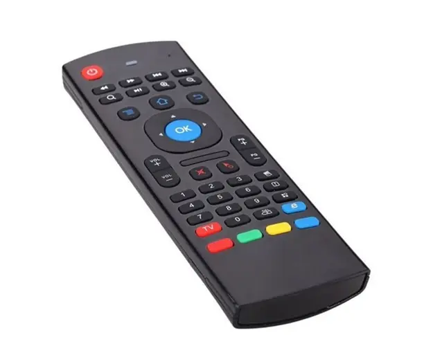 Telecomanda cu tastatura Techstar® MX3 Air Mouse, 2.4G, USB, pentru Android Smart TV Box, proiector HTPC Mini PC, PS3/4 Xbox 360, Negru
