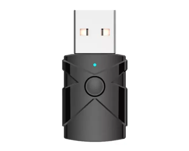 Transmitator receptor audio 5 in 1 Techstar® M137, Bluetooth 5.2, Port USB, AUX 3.5 mm, Compatibil Home TV sau Auto, Negru